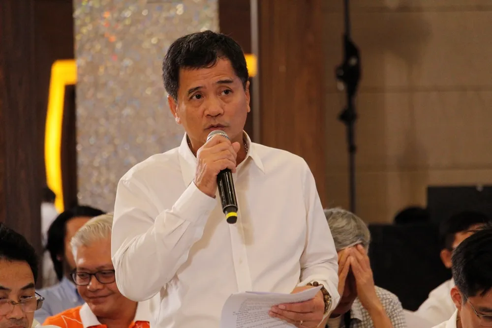 TS Nguyễn Văn Đính phát biểu tại Diễn đàn chiều 10-6 tại TP Cần Thơ. Ảnh: NHẪN NAM TS Nguyễn Văn Đính phát biểu tại Diễn đàn chiều 10-6 tại TP Cần Thơ. Ảnh: NHẪN NAM