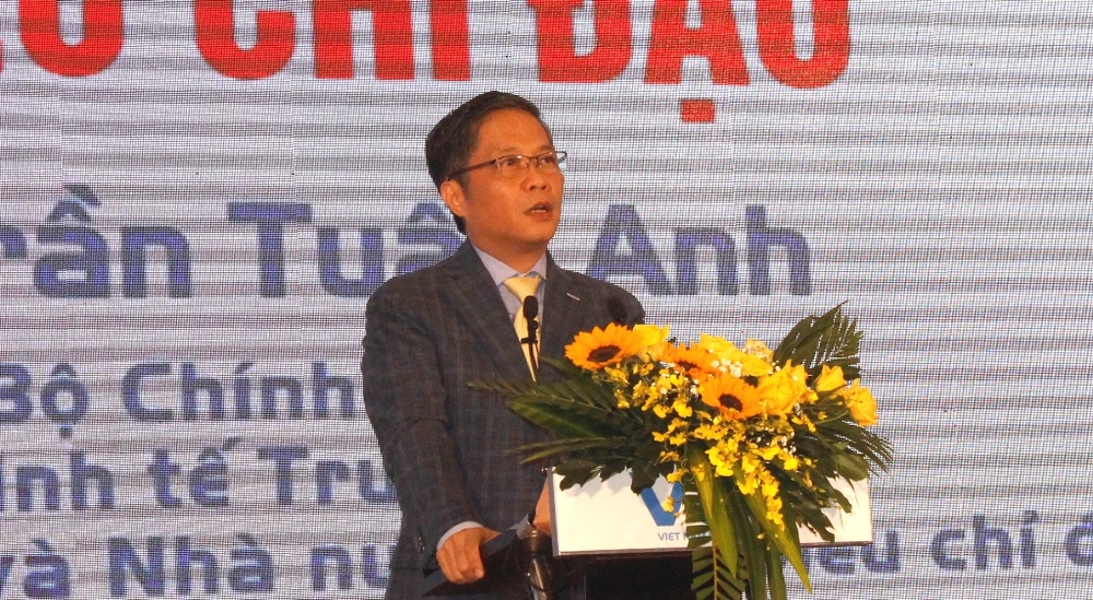 Trưởng Ban Kinh tế Trung ương Trần Tuấn Anh phát biểu chỉ đạo tại Diễn đàn logistics năm 2023