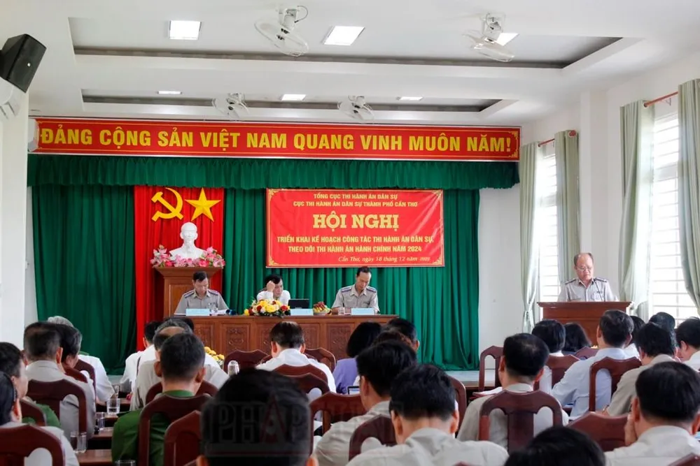 Hội nghị triển khai nhiệm vụ năm 2024 tại Cục THADS Cần Thơ