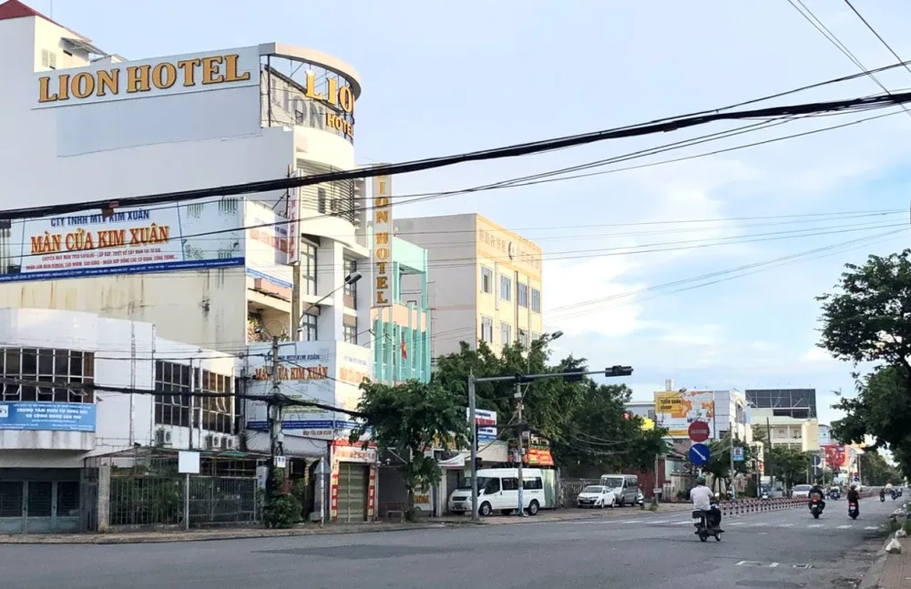 Đường Hùng Vương ở Cần Thơ.