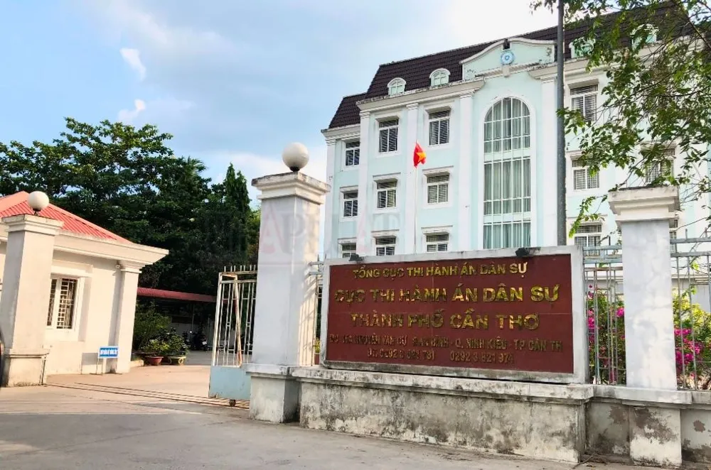 Cục Thi hành án Dân sự TP Cần Thơ có 33 trường hợp bị xử lý kỷ luật về đảng và chính quyền. Ảnh: NHẪN NAM Trụ sở Cục Thi hành án Dân sự TP Cần Thơ.
