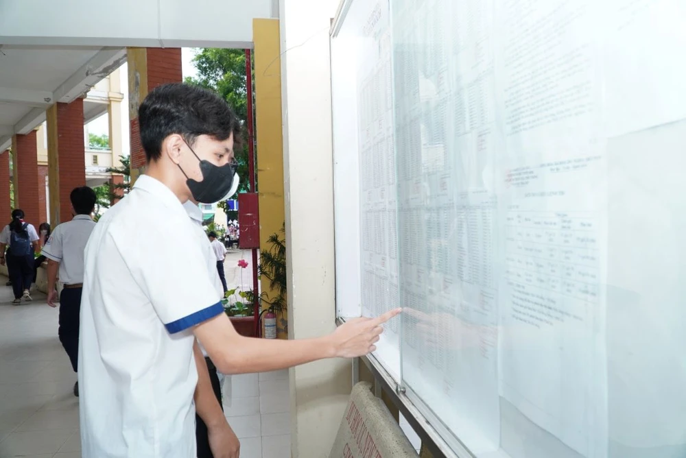 Thí sinh tham dự kỳ thi tuyển sinh vào lớp 10 ở Cần Thơ năm 2024. Ảnh: TT Cần Thơ công bố điểm chuẩn vào lớp 10