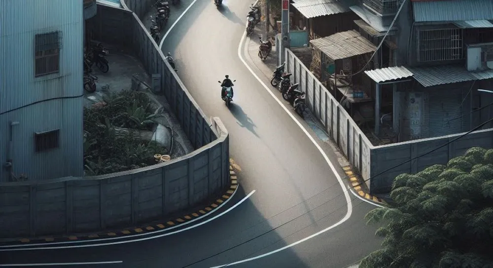 Mua đấu giá mảnh đất bao trùm lối đi chung, công ty D được tòa tuyên trả lại 3 tỉ. Ảnh minh họa AI Mua đấu giá đất có dính lối đi chung, 1 công ty được tòa tuyên trả lại 3 tỉ
