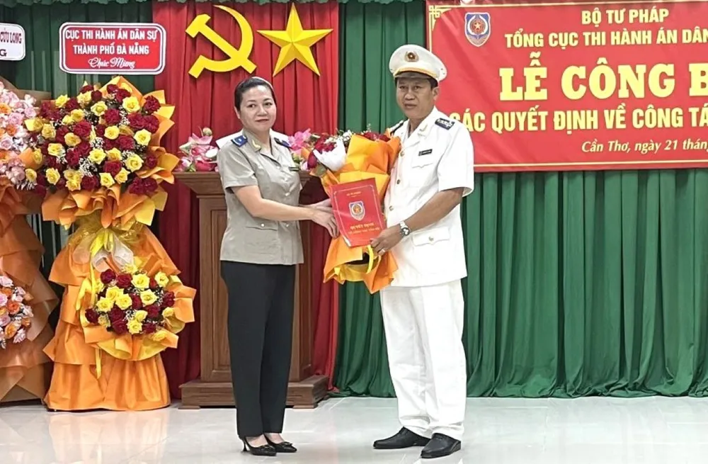 tân Cục trưởng Cục THA Dân sự TP Cần Thơ Nguyễn Thành Thanh Dũng