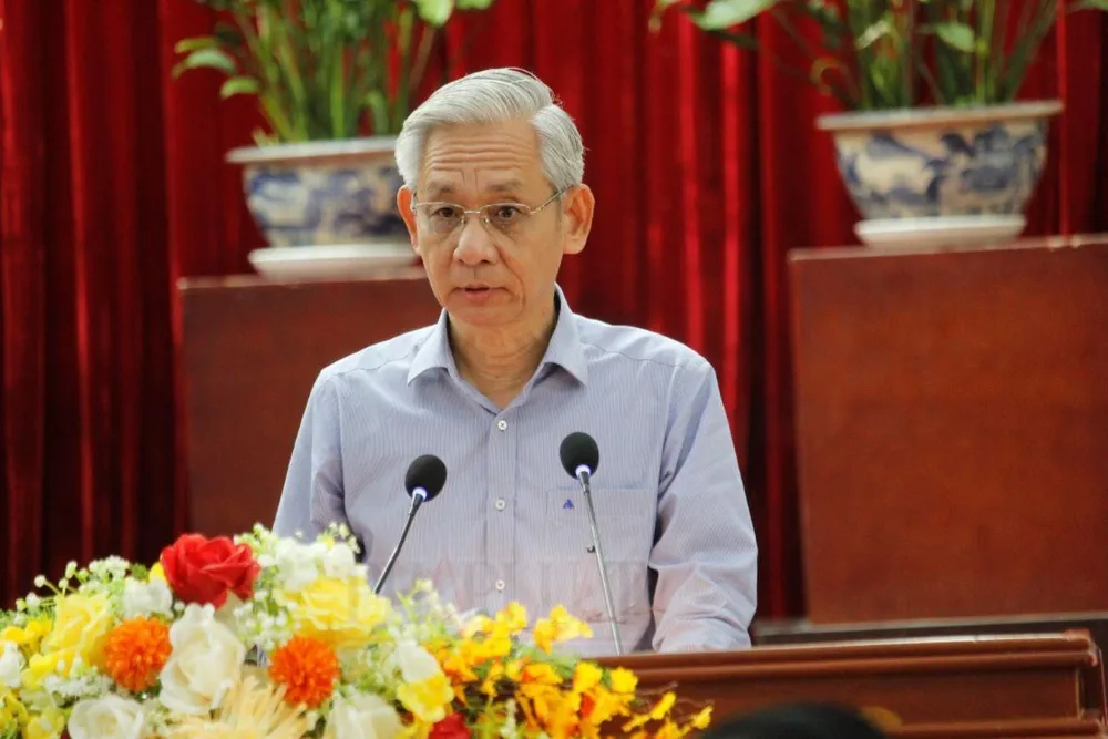 Ông Đỗ Thanh Thảo - Giám đốc Sở TN&MT TP Cần Thơ phát biểu tại hội nghị. Ảnh: NHẪN NAM ông Đỗ Thanh Thảo - Giám đốc Sở TN&MT TP Cần Thơ
