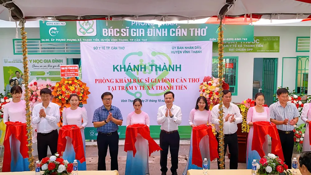 Khánh thành phòng khám bác sĩ gia đình tại huyện Vĩnh Thạnh, TP Cần Thơ. Ảnh: Sở Y tế y-te-co-so-tp-can-tho-6.jpg