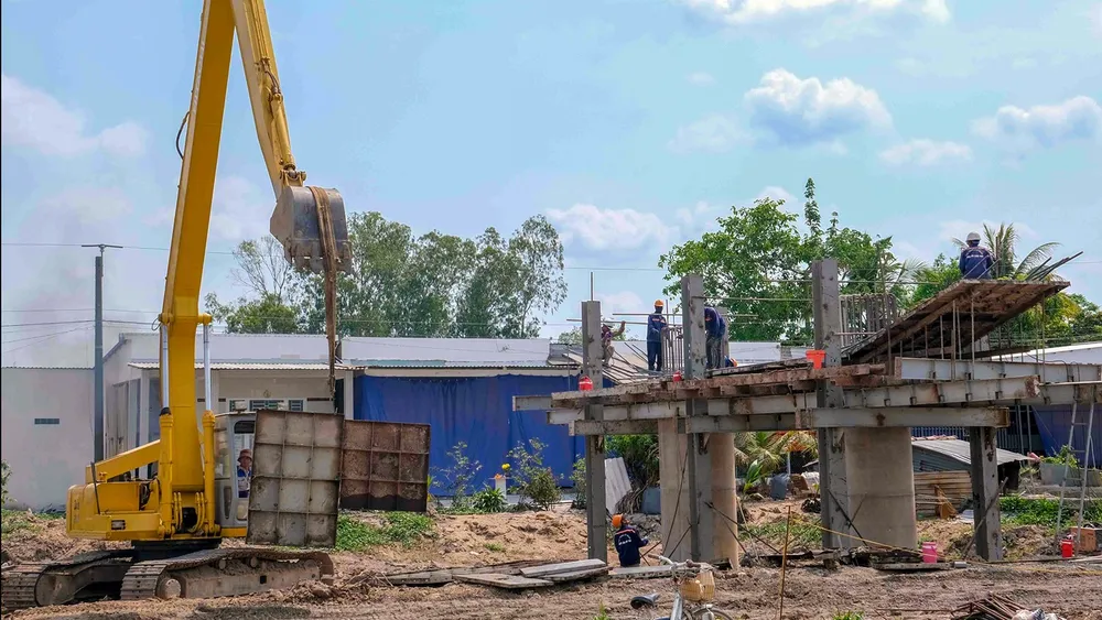 thi công đường Vành đai phía Tây TP Cần Thơ