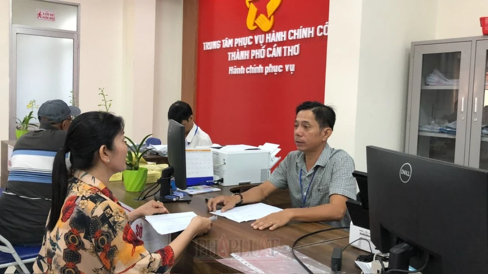 Trung tâm phục vụ hành chính công TP Cần Thơ.