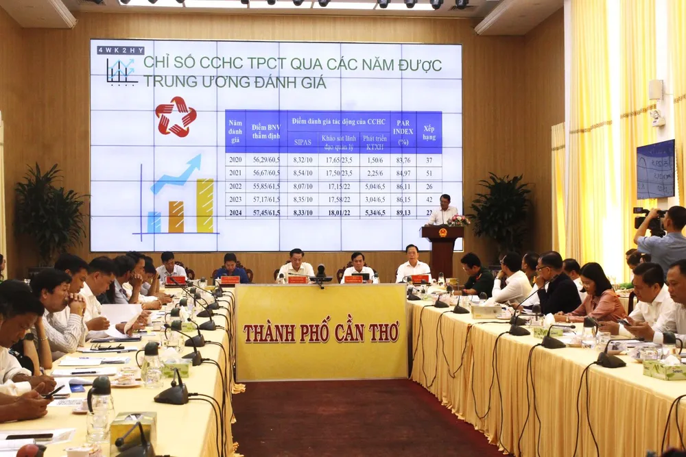 TP Cần Thơ tổng kết công tác cải cách hành chính giai đoạn 2021-2025.