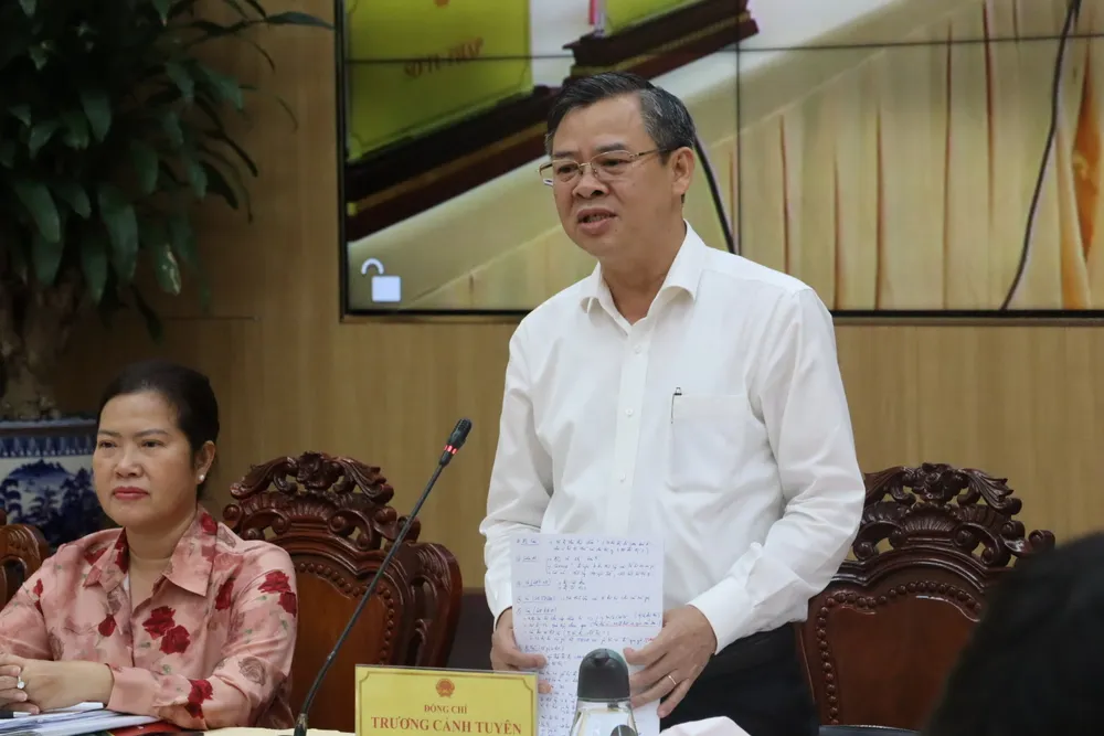 Chủ tịch UBND TP Cần Thơ Trương Cảnh Tuyên