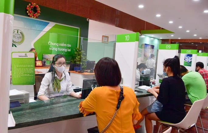 Hết 6 tháng đầu năm nay, tăng trưởng tín dụng tại Vietcombank đạt 48,4%