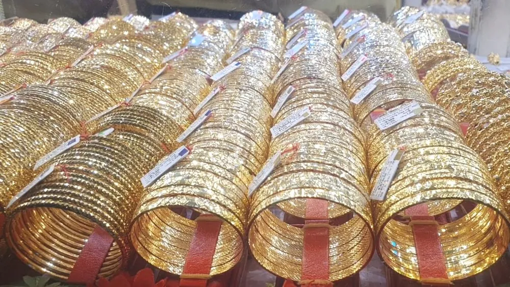 Giá vàng tăng chóng mặt. Ảnh: T.L giá vàng nhẫn 9999 tăng mạnh