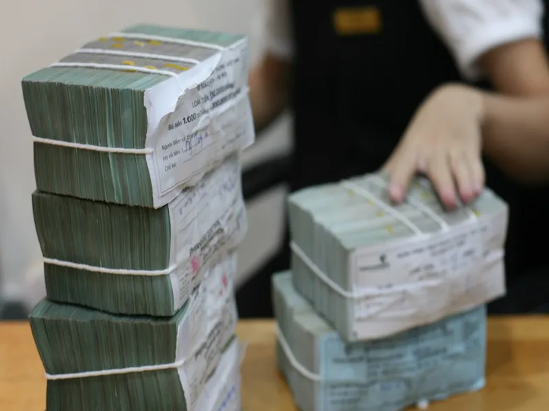 Tăng trưởng tín dụng giảm nhẹ trong tháng 7. Ảnh minh họa tăng trưởng tín dụng tháng 7-2024