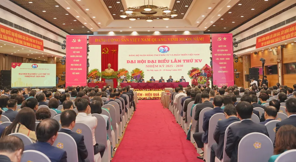 Đảng bộ BIDV tổ chức thành công Đại hội đại biểu lần thứ XV, nhiệm kỳ 2025 - 2030