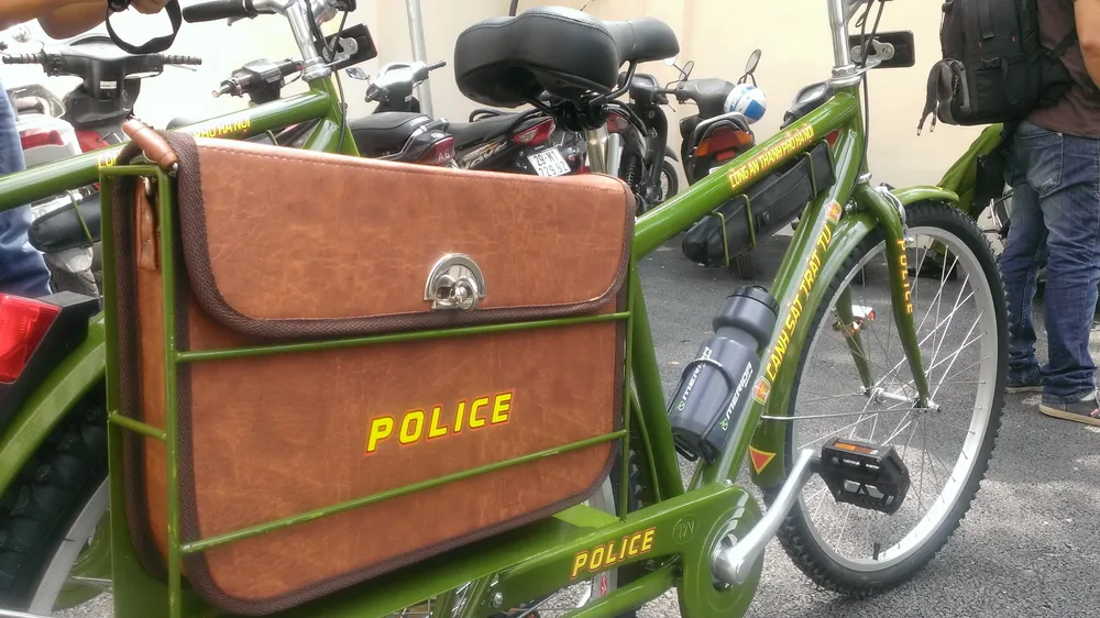 Chính thức ra mắt xe đạp đi tuần của Công an Hà Nội ảnh 7 Chính thức ra mắt xe đạp đi tuần của Công an Hà Nội ảnh 7