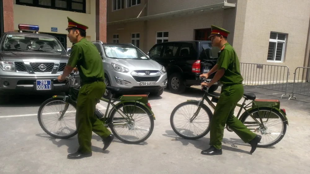 Chính thức ra mắt xe đạp đi tuần của Công an Hà Nội ảnh 2 Chính thức ra mắt xe đạp đi tuần của Công an Hà Nội ảnh 2