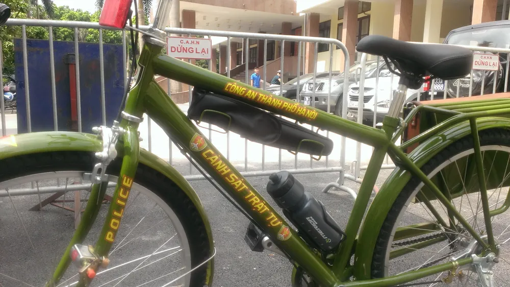 Chính thức ra mắt xe đạp đi tuần của Công an Hà Nội ảnh 5 Chính thức ra mắt xe đạp đi tuần của Công an Hà Nội ảnh 5