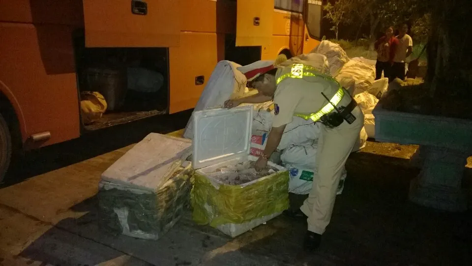 Cuối năm, xe chở thịt thối thi nhau tung hoành ảnh 2