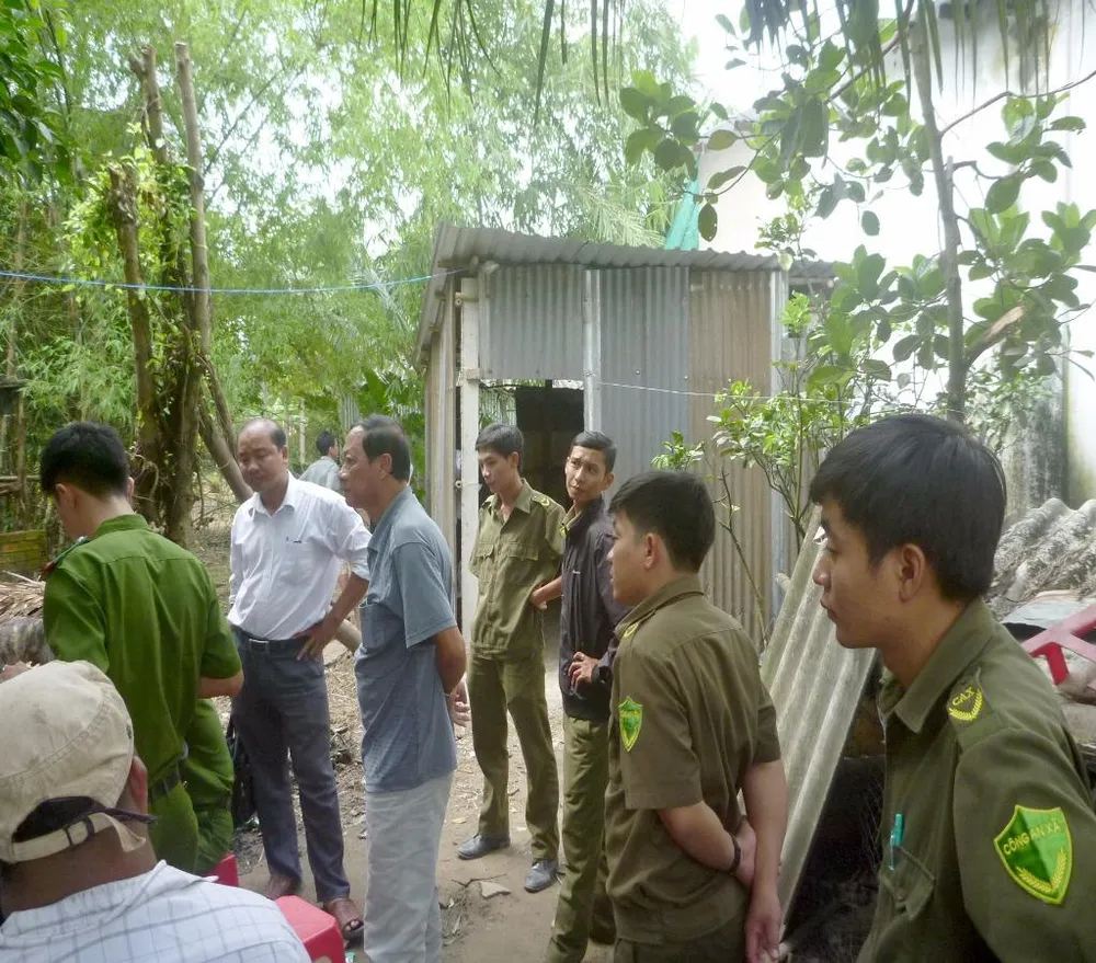 hiện trường vụ việc