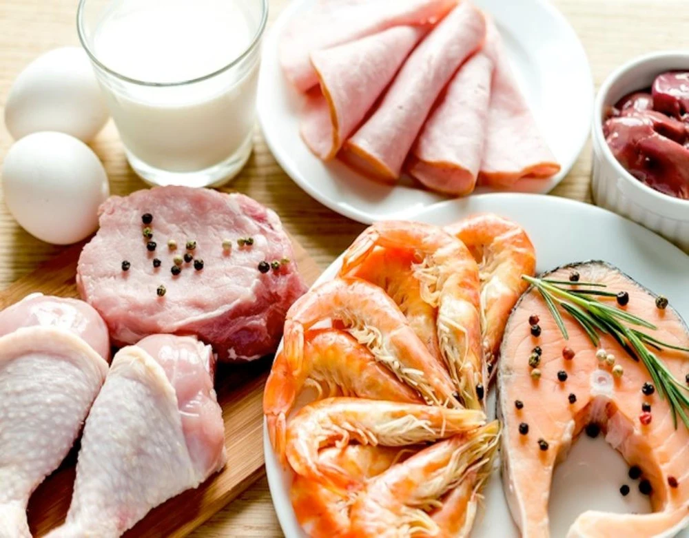 thưc ăn giàu protein