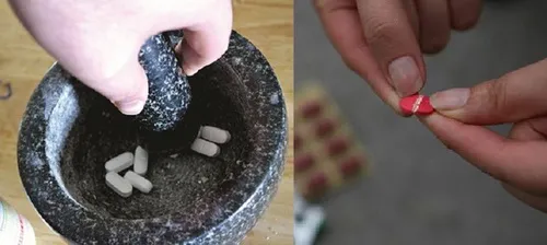 Bẻ, nghiền thuốc khi uống: Nguy hiểm cận kề ảnh 1 Bẻ, nghiền thuốc khi uống: Nguy hiểm cận kề ảnh 1