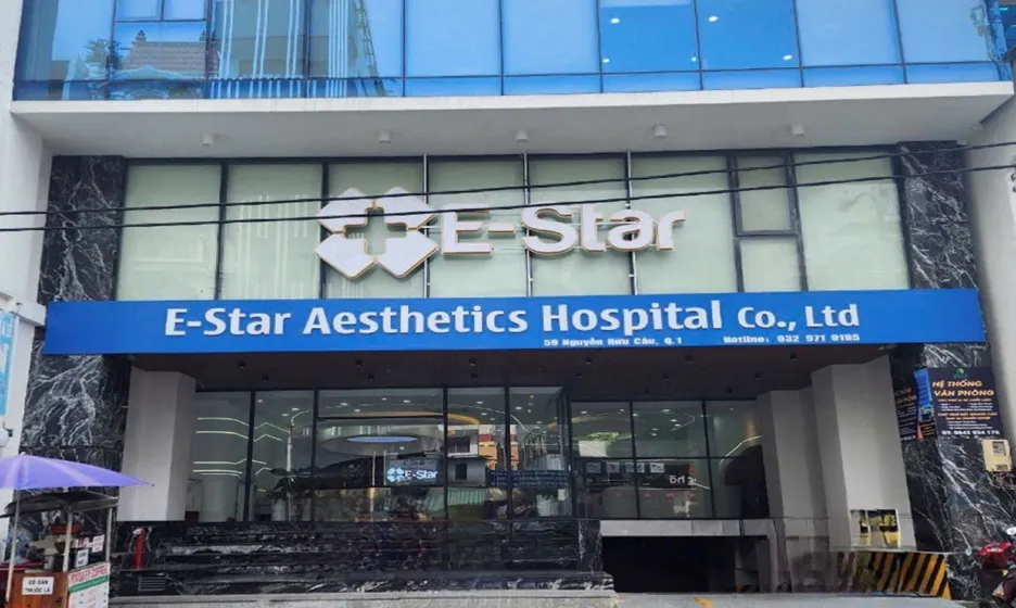 Công ty TNHH Bệnh viện Thẩm mỹ E-Star ngay tại trung tâm quận 1 quảng cáo cho thuê phòng mổ và hành nghề trái phép (ảnh chụp lúc 10 giờ ngày 16-10-2024). Ảnh: website Sở Y tế TP.HCM thẩm mỹ trái phép quảng cáo là bệnh viện và cho thuê phòng mổ