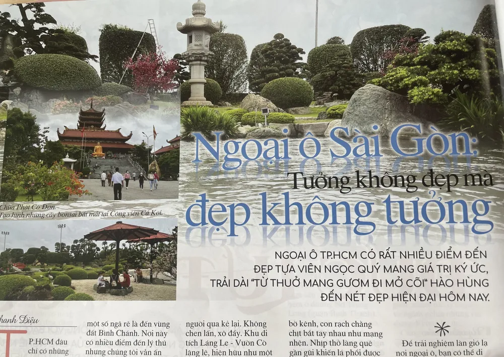 Ngoại ô Sài Gòn có rất nhiều nơi đẹp ngẩn ngơ đến không ngờ. Ngoại ô Sài Gòn có rất nhiều nơi đẹp ngẩn ngơ đến không ngờ.