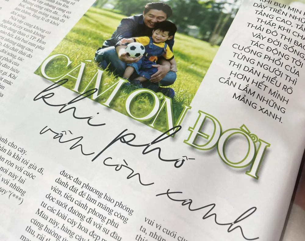 Cám ơn đời khi phố vẫn còn xanh! Cám ơn đời khi phố vẫn còn xanh!