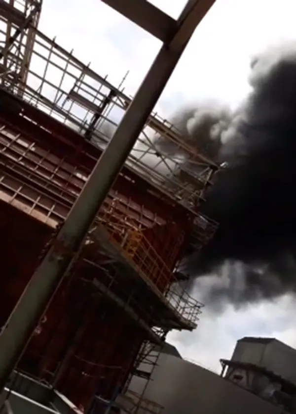 Cháy dữ dội nhà máy nhiệt điện Duyên Hải ở Trà Vinh ảnh 2