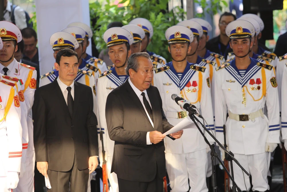 Lễ an táng Đại tướng Lê Đức Anh tại Nghĩa trang TP.HCM ảnh 8