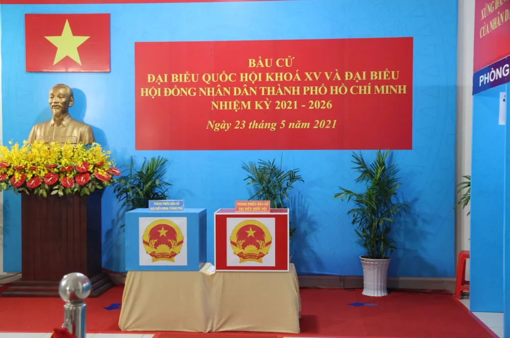 Hơn 69 triệu cử tri cả nước đi bầu cử ảnh 83