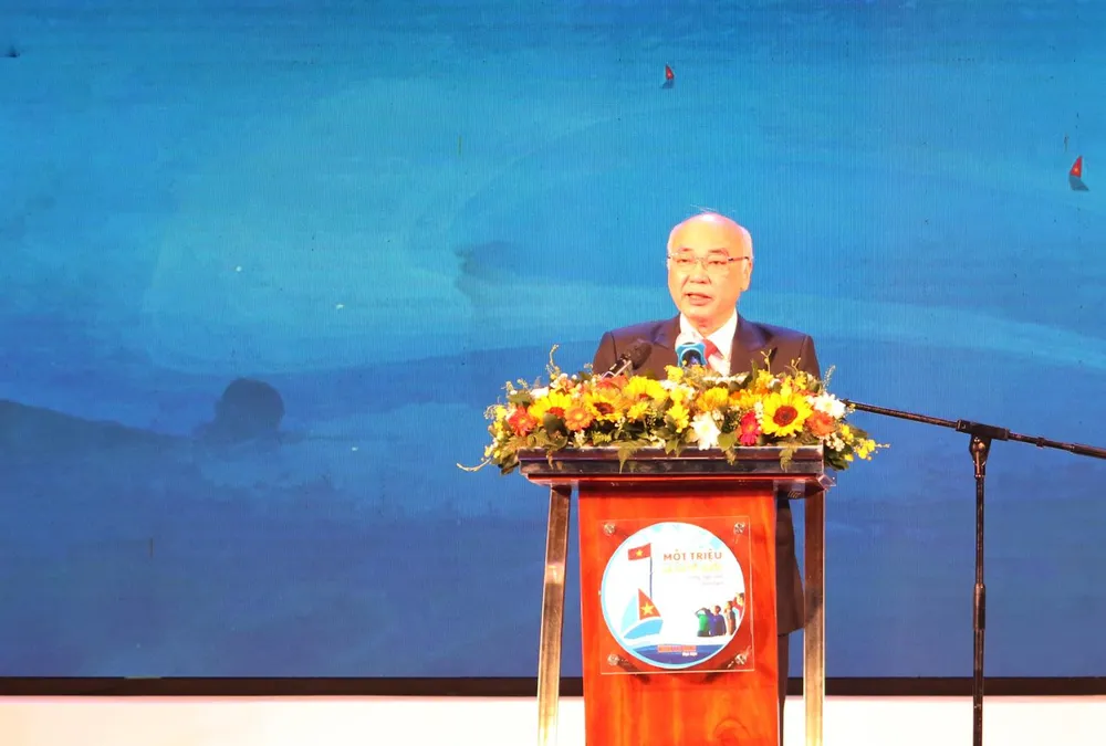 Ủy viên Ban Thường vụ, Trưởng ban Tuyên giáo Thành ủy TPHCM Phan Nguyễn Như Khuê phát biểu tại chương trình