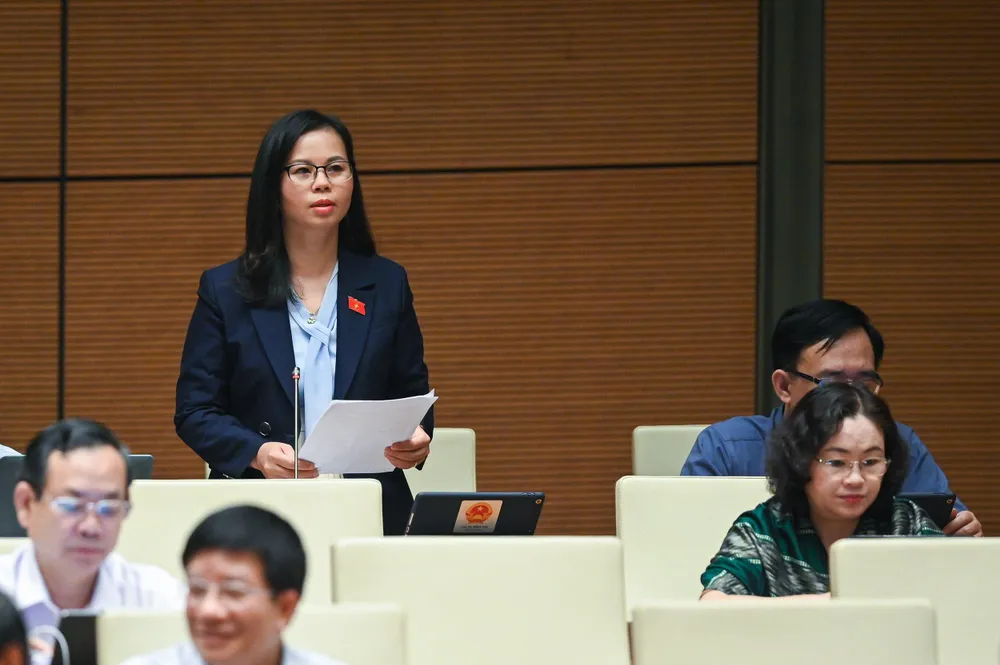 ĐB Chu Thị Hồng Thái (Lạng Sơn) lo ngại án giết người tăng. Ảnh: PHẠM THẮNG