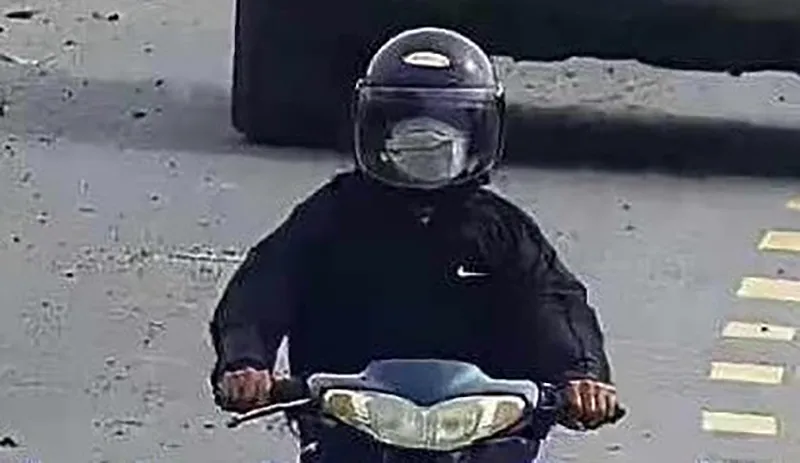 Giàu trốn trại rồi lấy luôn xe máy của cán bộ công an. Ảnh: CACC