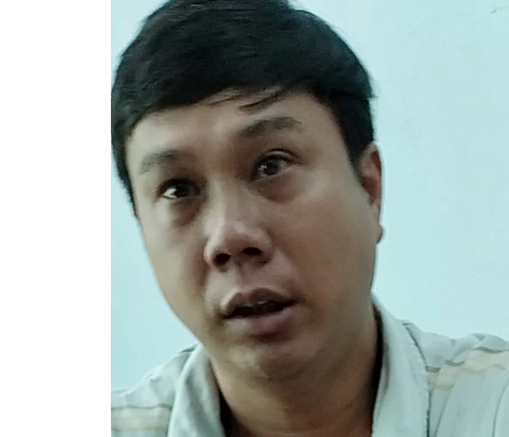 Phạm Phú Hoàng Duy khi bị bắt quả tang. Ảnh: CÔNG AN PHÚ YÊN chay-an-phu-yen.jpg