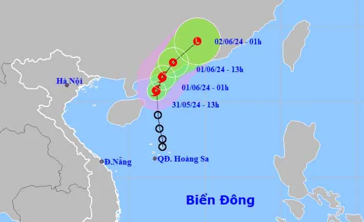 Vị trí, đường đi của bão số 1 bao-so-1.jpg