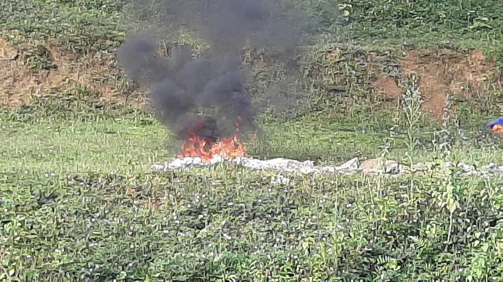 Cận cảnh hủy nổ thành công quả bom 1.362 kg gần cầu Long Biên