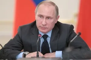 Tổng thống Putin: “Yanukovych không còn tương lai chính trị“ ảnh 1 Tổng thống Nga Vladimir Putin tại cuộc họp báo. (Nguồn: Itar-Tass)