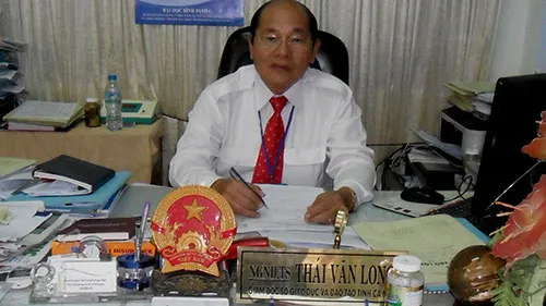 Ông Thái Văn Long khi còn đương chức