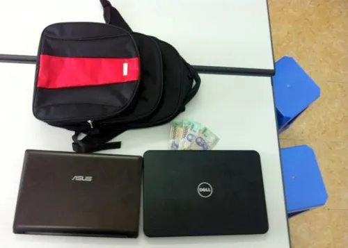 Tang vật công an thu được.Ảnh: Sơn Dương