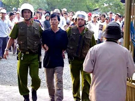 Hai Chi lúc bị bắt.