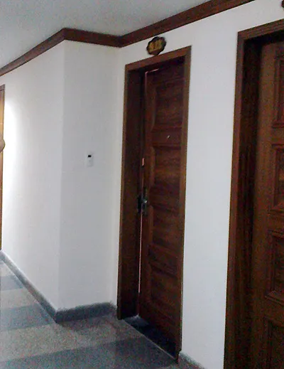 Phòng khách sạn nơi phát hiện người đàn ông chết. Ảnh:Tùy Phong. hien-truong-khach-san-5438-1408177035.jp