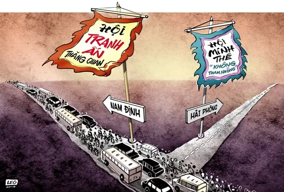 Những bức tranh biếm chích trúng 'tử huyệt' của tham nhũng ảnh 1