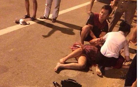 tai nạn, kéo lê, thai phụ, xe điên