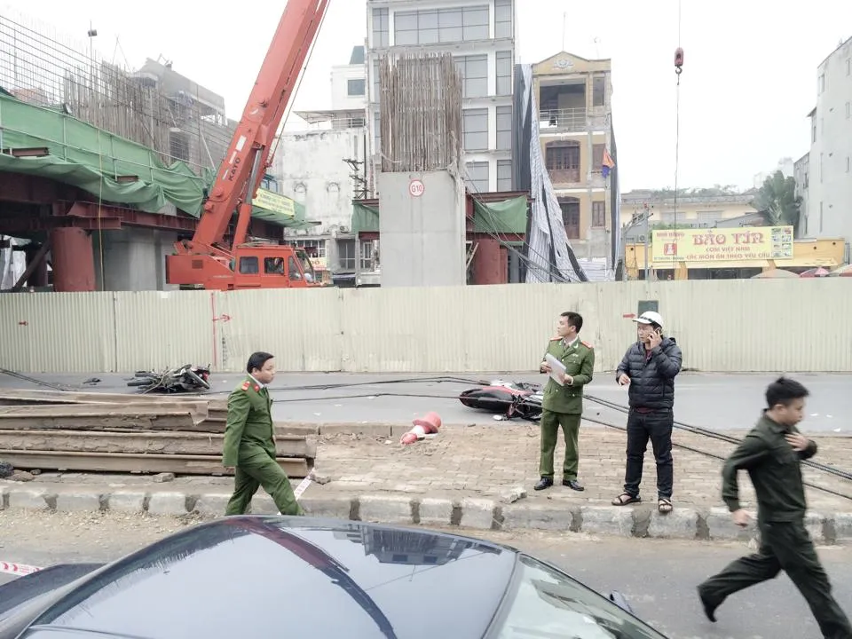 Tai nạn nghiêm trọng ở công trường dự án đường sắt trên cao ảnh 2 Tai nạn nghiêm trọng ở công trường dự án đường sắt trên cao ảnh 2