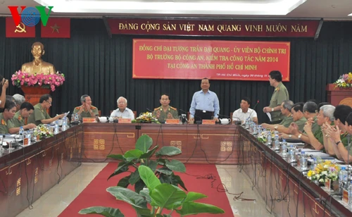 Bộ trưởng Bộ Công an làm việc với Công an TP.HCM ảnh 1 Bộ trưởng Bộ Công an làm việc với Công an TP.HCM ảnh 1