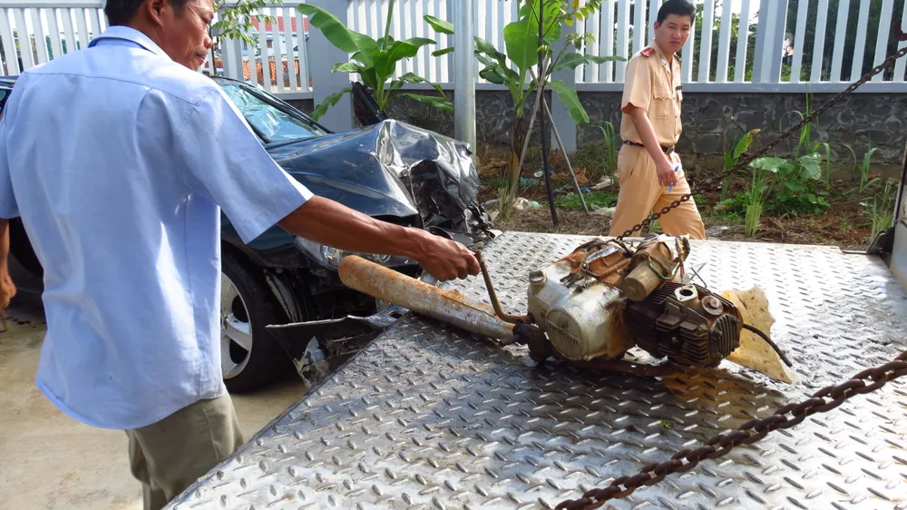 CSGT tông chết 2 dân phòng, 5 người khác trọng thương ảnh 5