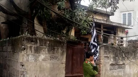 Ngôi nhà nơi xảy ra vụ hỏa hoạn. Ảnh: Giang Chinh/ VnExpress