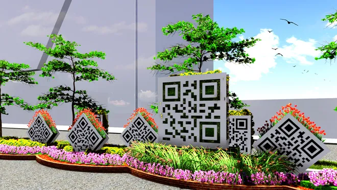 Phối cảnh đường hoa Tết Ất Mùi 2015 tại Sài Gòn ảnh 8