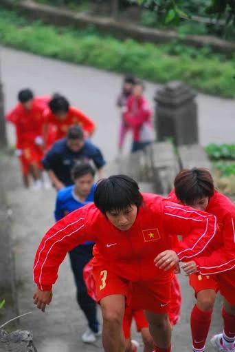 Các VĐV Việt Nam phải tập luyện rất vất vả